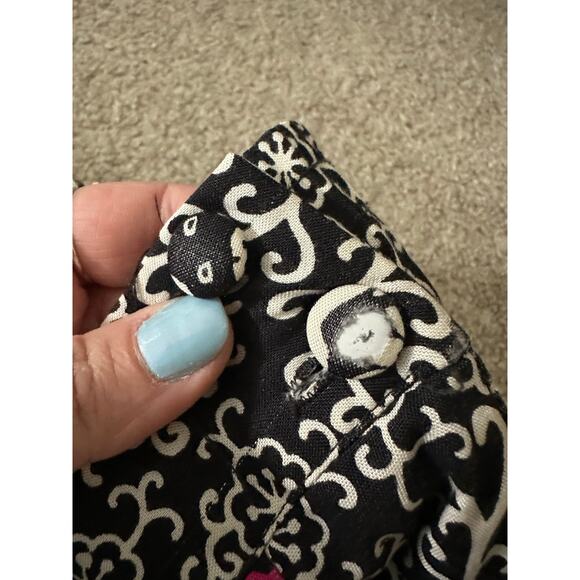 Vintage Bold 1990s skirt pink black teal floral funky preppy long midi retro 8 - Picture 4 of 5